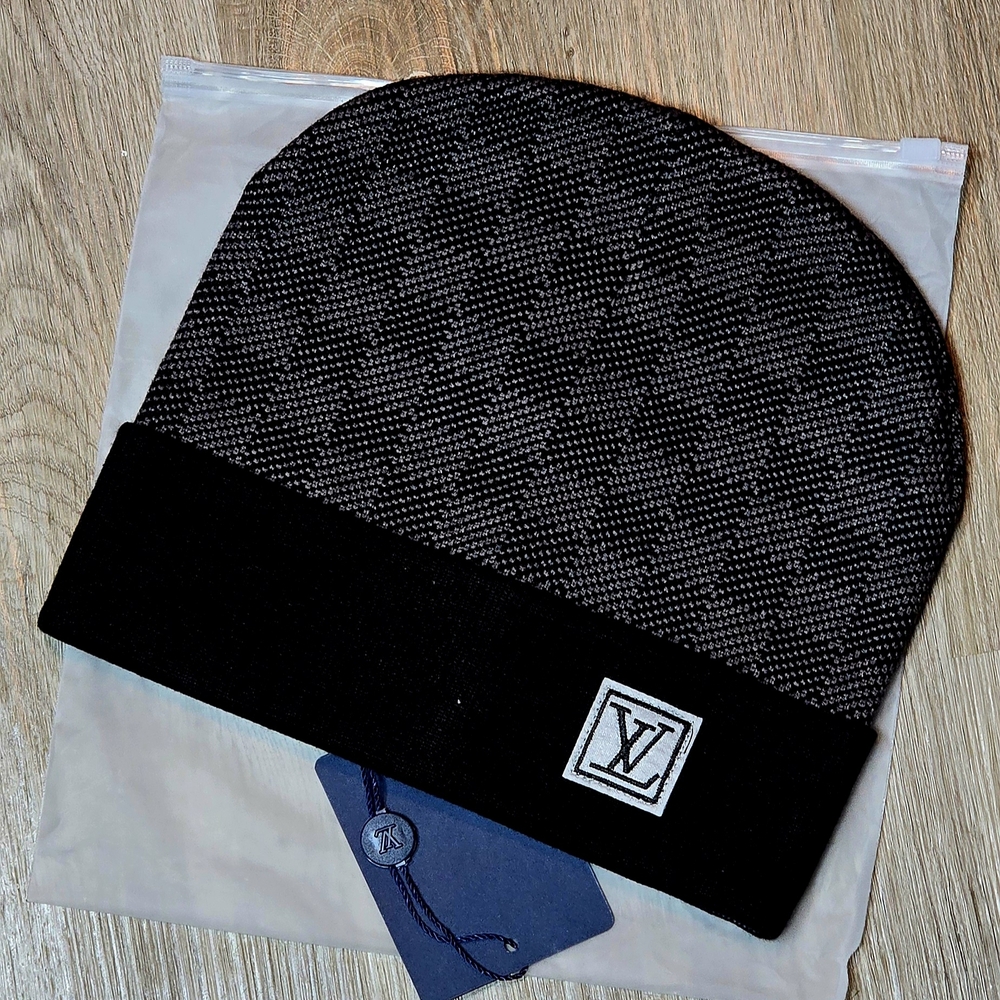 Black and Gray Beanie
